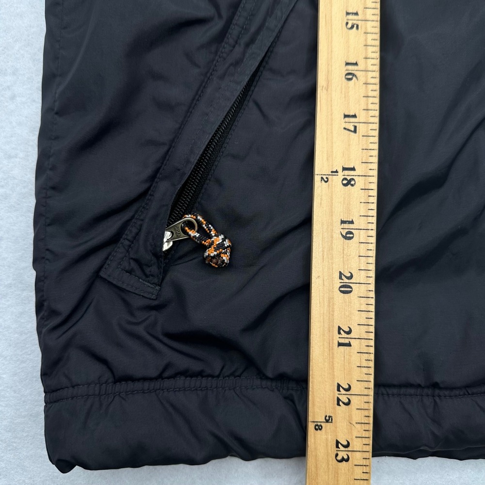 Patagonia Shelled Synchilla Jacket Black Grey Fleece Lined Bomber Women's Small - Picture 10 of 16